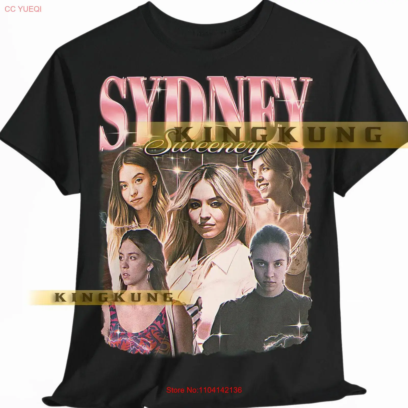 Men'S Fashion Sydney - Koszulka SYDNEY SWEENEY Vintage Retro 90s