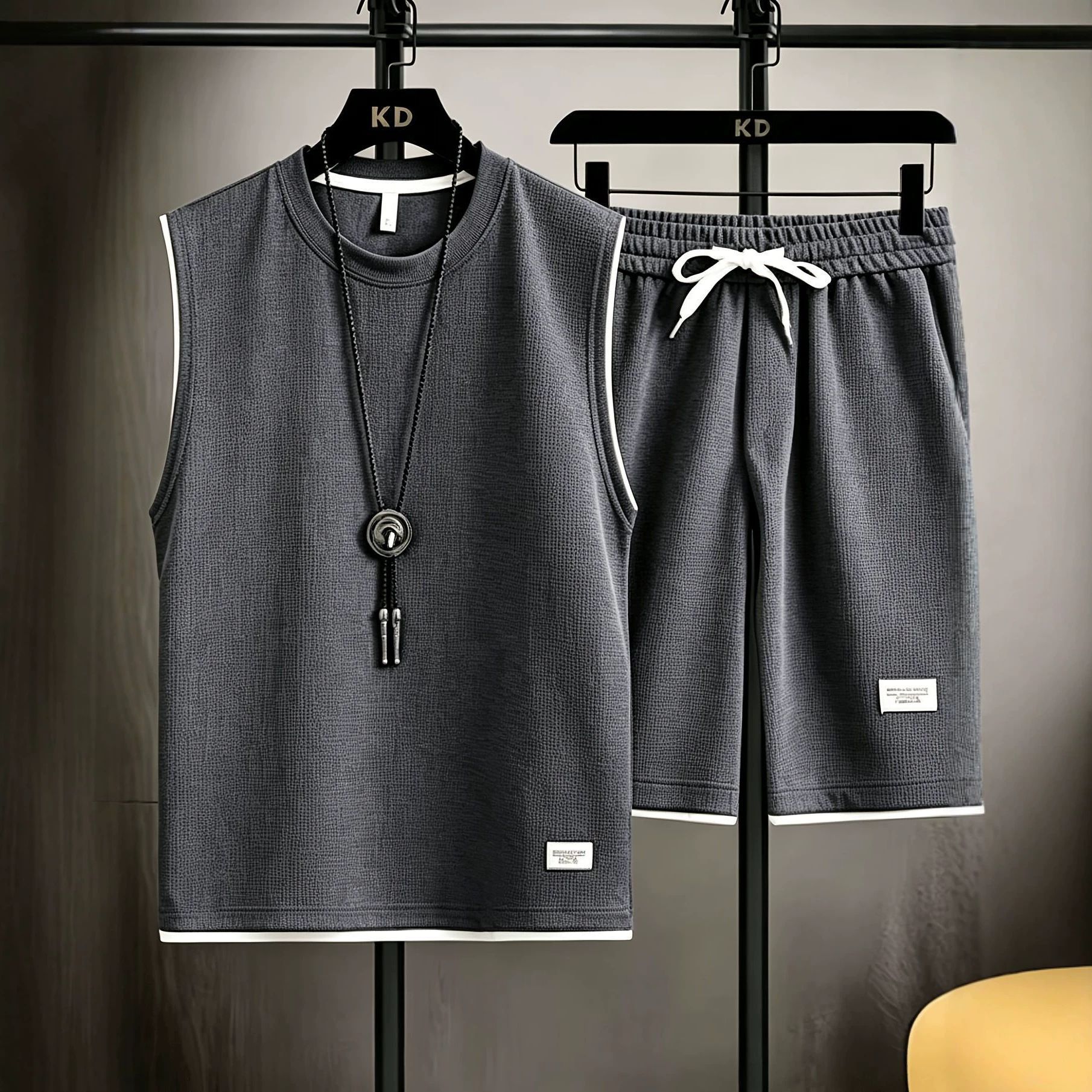 Mens Fashion Casual - Letnie męskie komplety kamizelek wysokiej jakości,