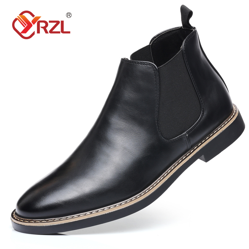 Mens Fashion Autumn 2025 - YRZL 39~47 Męskie Botki Chelsea Markowe