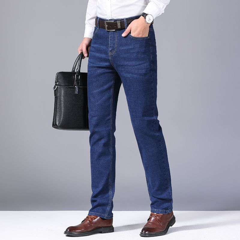 Men'S Fashion Nova Jeans - Męskie jeansy dżinsowe 2026, cienkie, letnie,