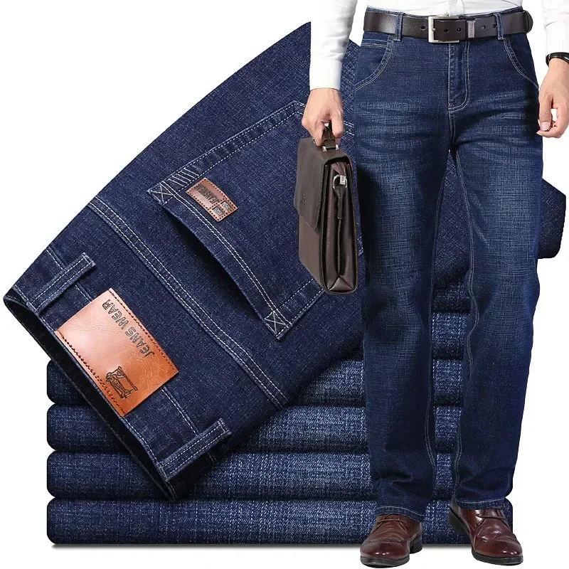 Men'S Fashion Nova Jeans - Męskie dżinsy stretch o regularnym kroju,