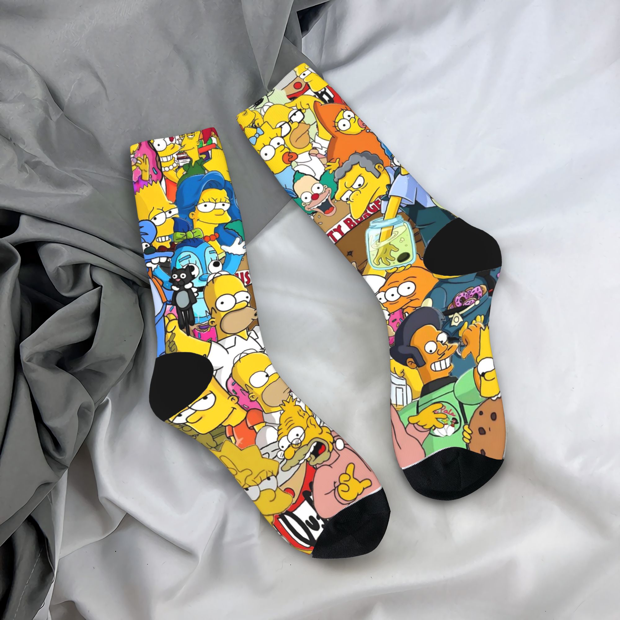 Men'S Fashion Youtube - Modne skarpety piłkarskie S-Simpson, poliestrowe skarpety
