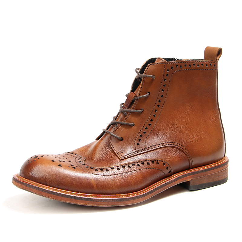 Mens Fashion Autumn 2025 - Męskie botki Chelsea w stylu vintage,