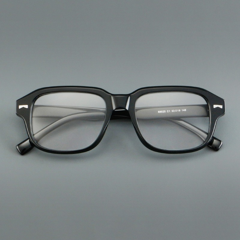 Men'S Fashion Non Prescription Glasses - Oprawki okularowe octanowe męskie damskie czarne