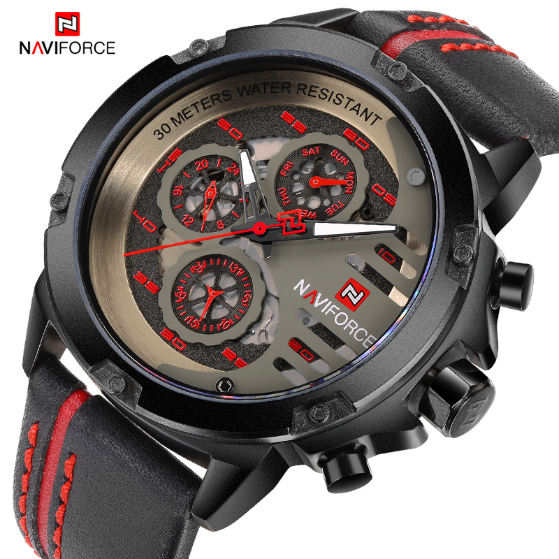 Fashion Mens Watches - NAVIFORCE modne zegarki męskie luksusowy wodoodporny