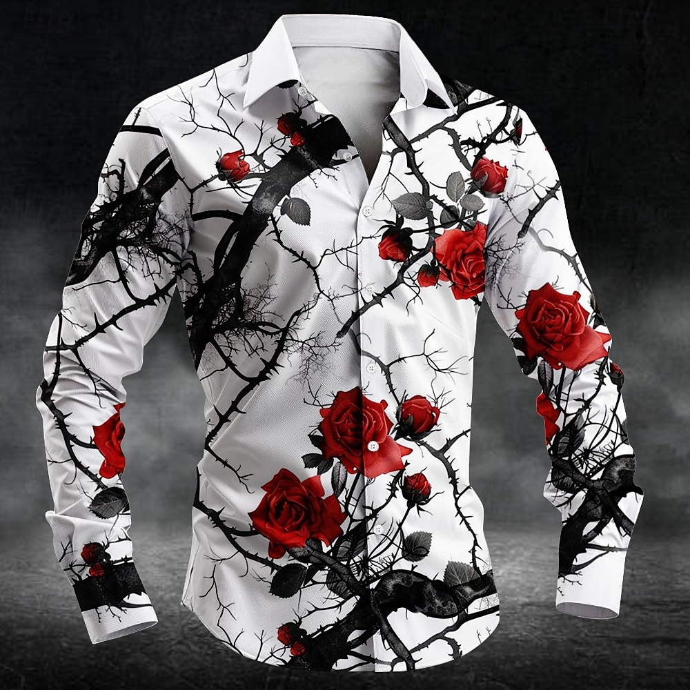 Men'S Fashion Undershirt - Męska koszula z długim rękawem z