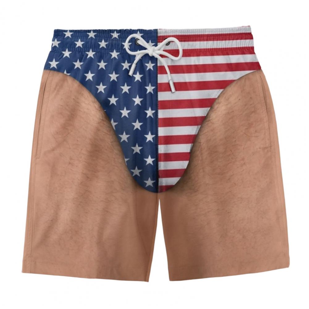 Szorty plażowe z nadrukiem ame – Swim Trunk Shorts recenzja i cena