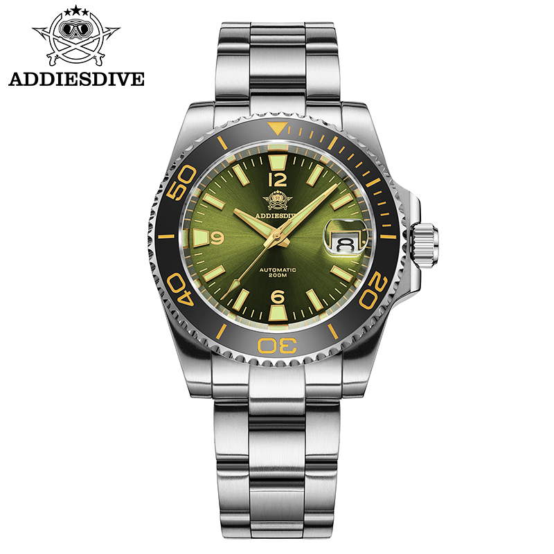 ADDIESDIVE Nowy Zegarek Nurkow – Fashion Mens Watches recenzja i cena