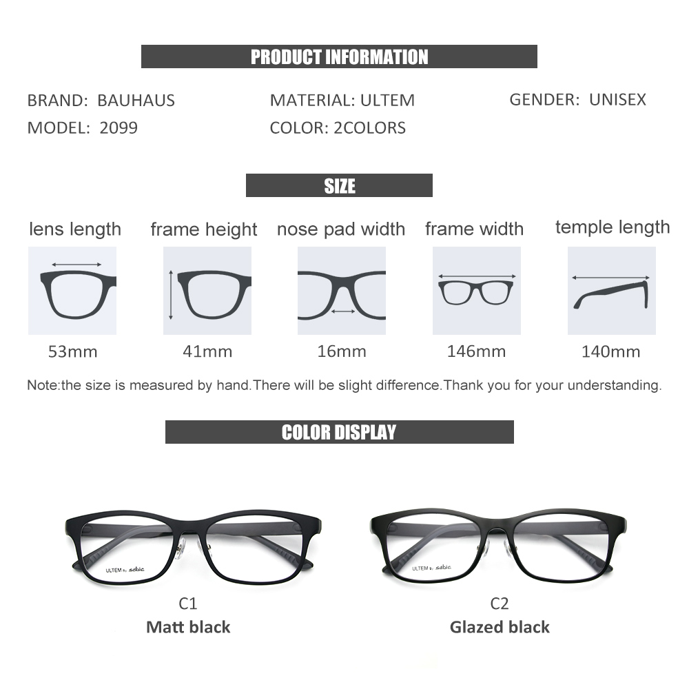 2099 mężczyzn ULTEM okulary op – Men'S Fashion Non Prescription Glasses recenzja i cena