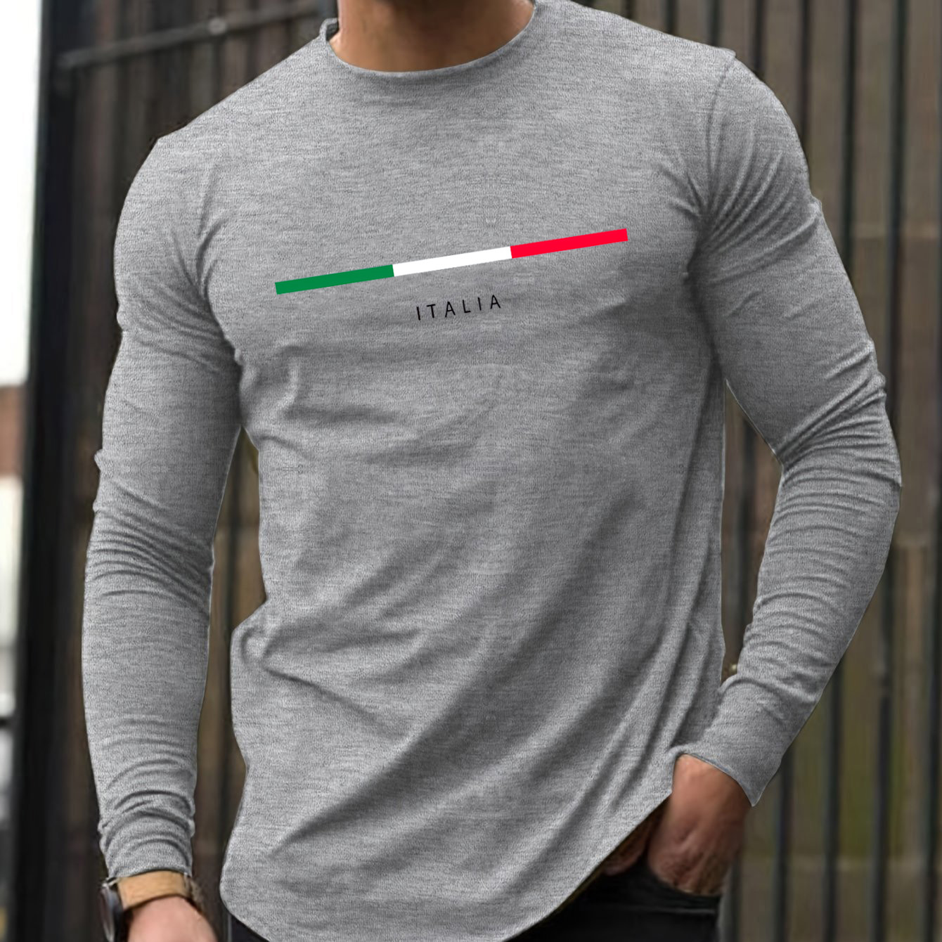 Męska koszulka z długim rękawe – Mens Fashion Casual recenzja i cena