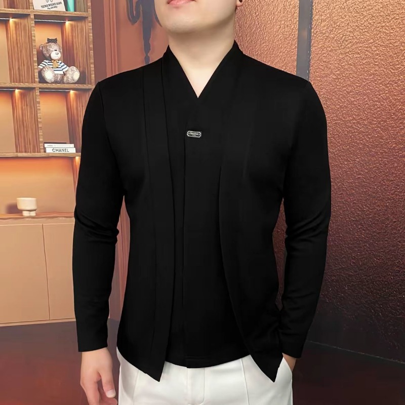 Jesienno-zimowa nowa męska blu – Mens Fashion Casual recenzja i cena