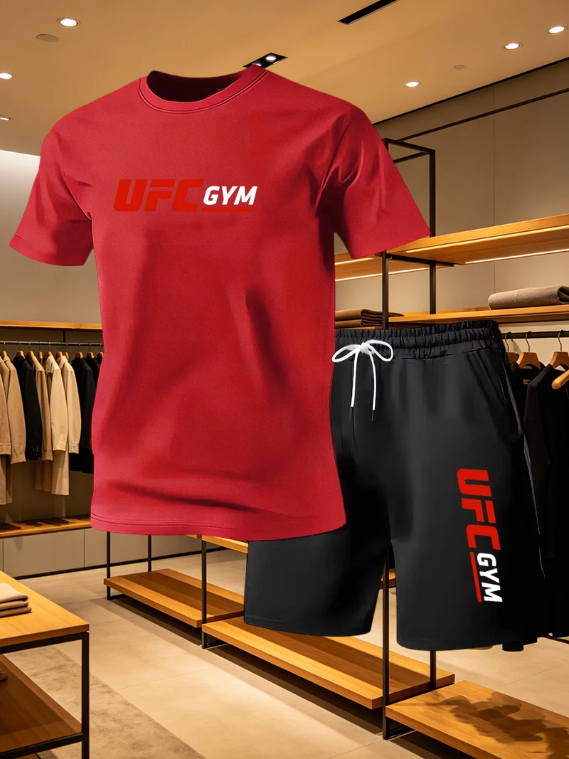 Męski zestaw: T-shirt i szorty – Men'S Fashion Undershirt recenzja i cena