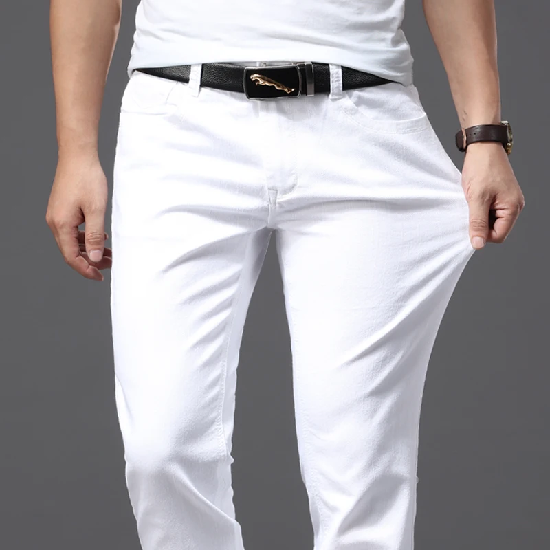 Męskie wąskie białe dżinsy Now – Men'S Fashion Nova Jeans recenzja i cena