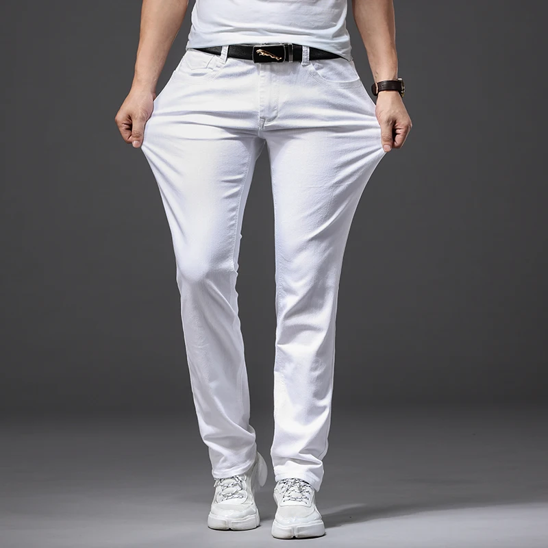 Męskie wąskie białe dżinsy Now – Men'S Fashion Nova Jeans recenzja i cena