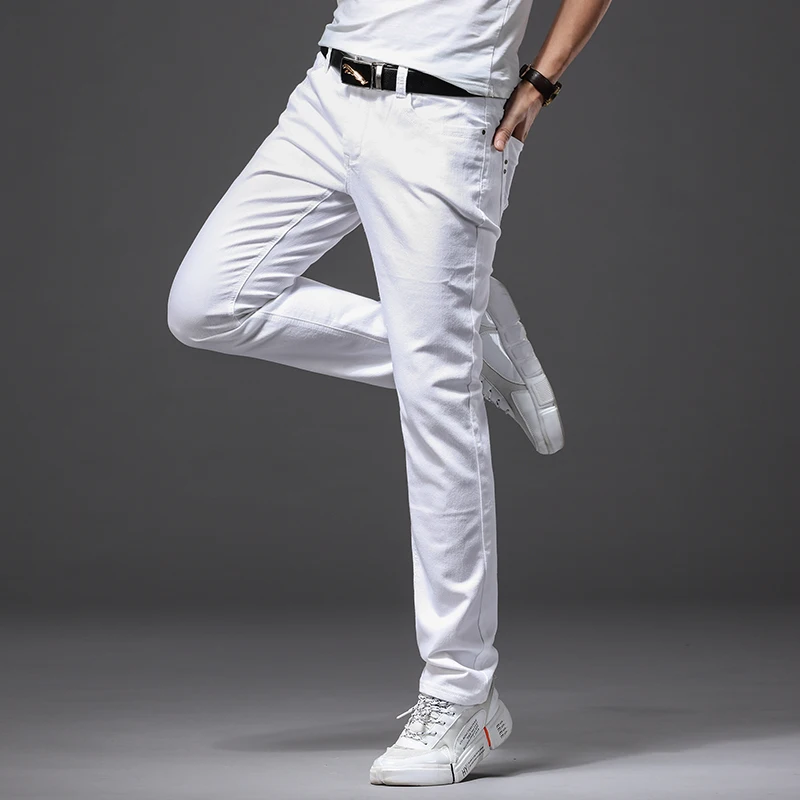 Męskie wąskie białe dżinsy Now – Men'S Fashion Nova Jeans recenzja i cena
