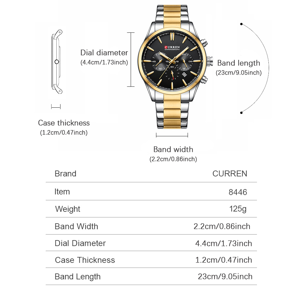 CURREN Casual Quartz Chrono Sp – Fashion Mens Watches recenzja i cena