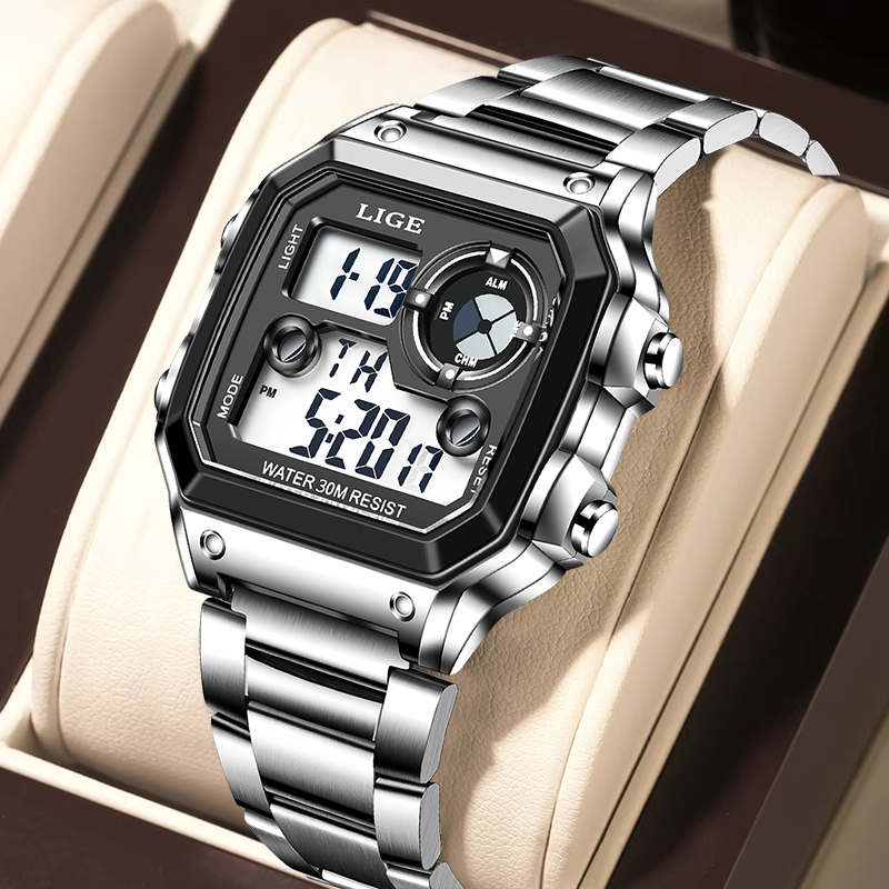 LIGE Modny Męski Zegarek Elekt – Fashion Mens Watches recenzja i cena