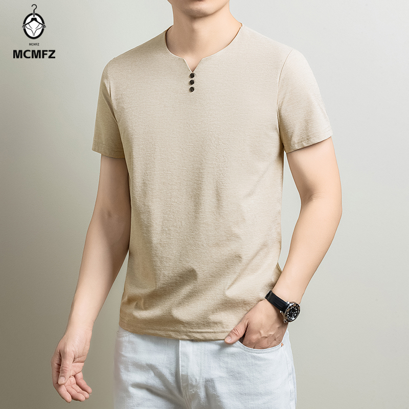 Męska koszulka Henley, wygodna – Men'S Fashion Undershirt recenzja i cena