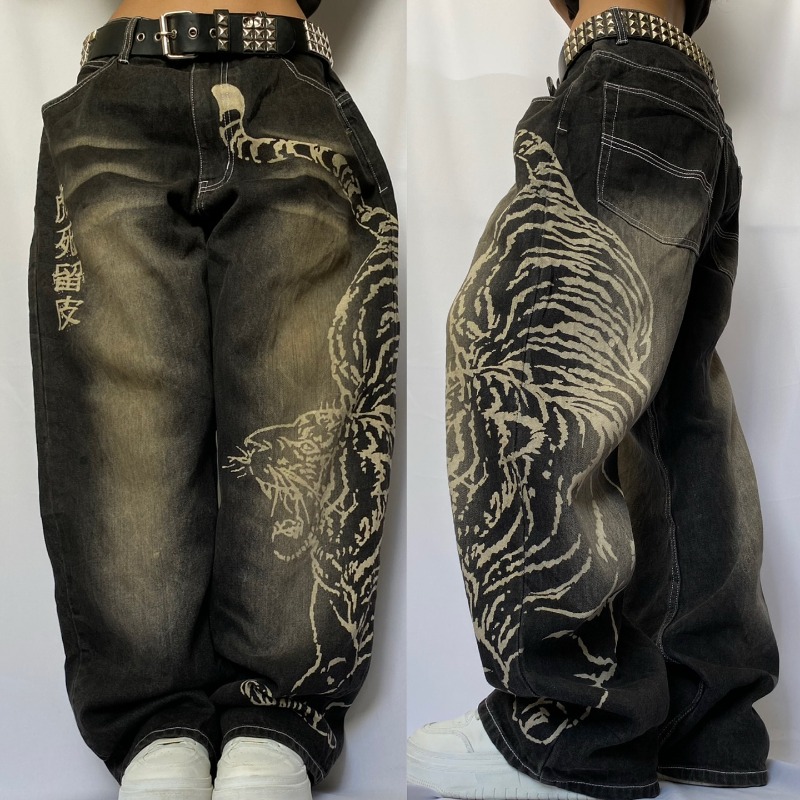 2025 Fashion New Oversized Pat – Men'S Fashion Nova Jeans recenzja i cena
