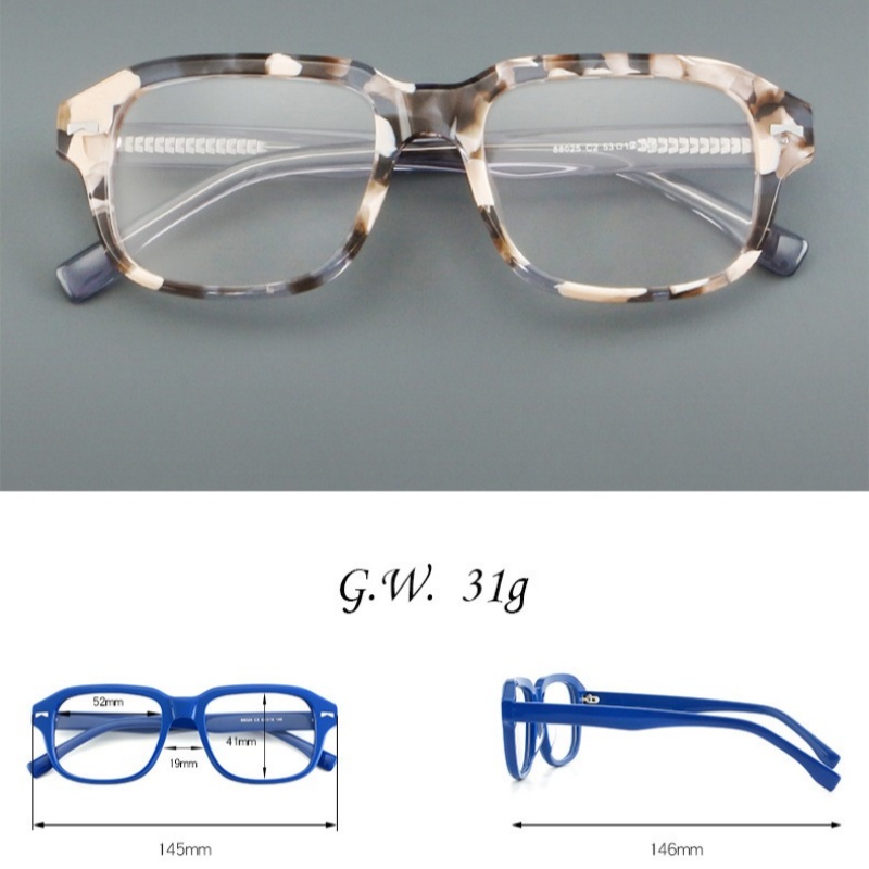 Oprawki okularowe octanowe męs – Men'S Fashion Non Prescription Glasses recenzja i cena