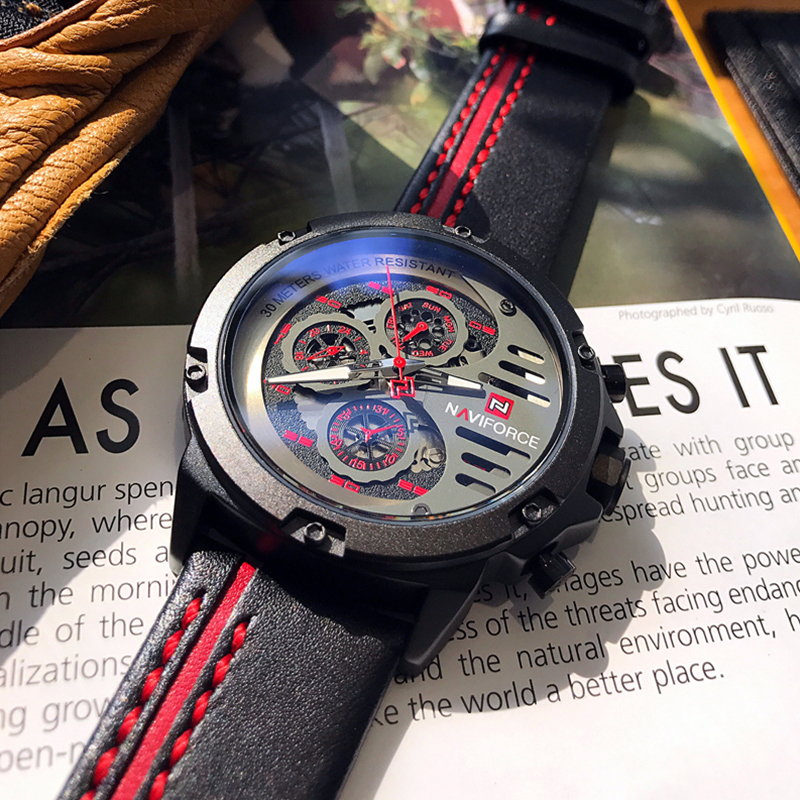 NAVIFORCE modne zegarki męskie – Fashion Mens Watches recenzja i cena