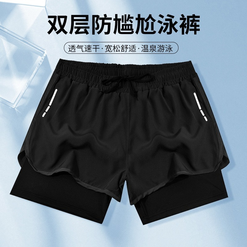 Męskie dwuwarstwowe kąpielówki – Swim Trunk Shorts recenzja i cena