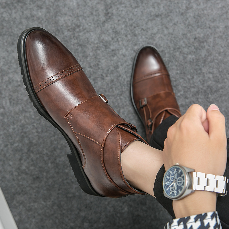 Wysokie sznurowane skórzane bu – Mens Fashion Autumn 2025 recenzja i cena