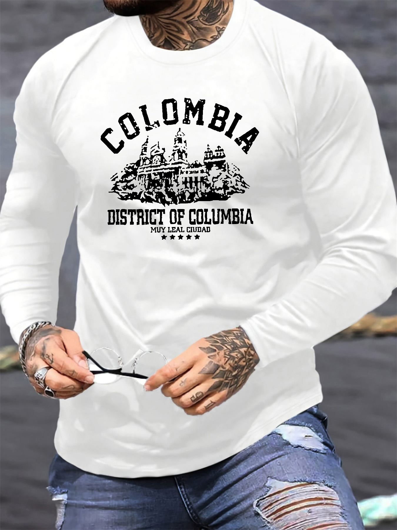 Męska koszulka z długim rękawe – Men'S Fashion Undershirt recenzja i cena