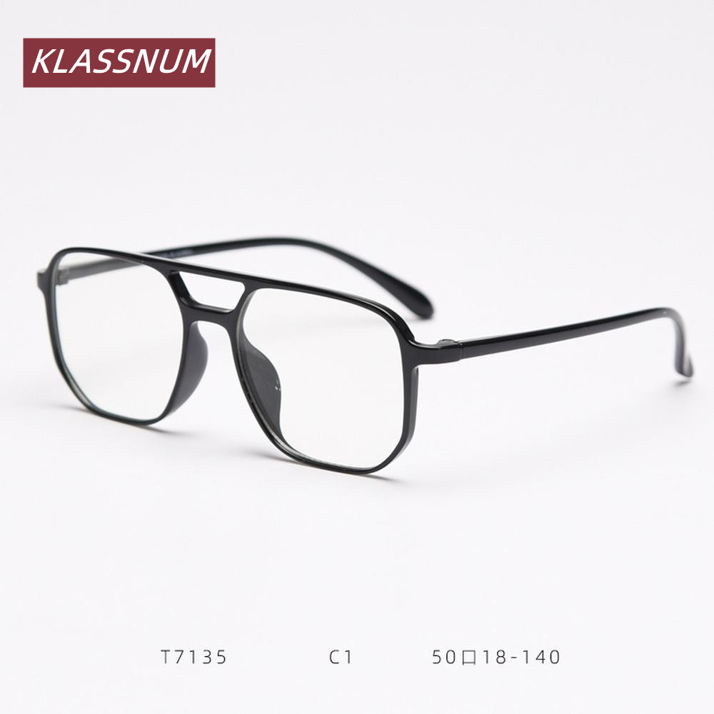 Oprawki okularów KLASSNUM z po – Men'S Fashion Non Prescription Glasses recenzja i cena