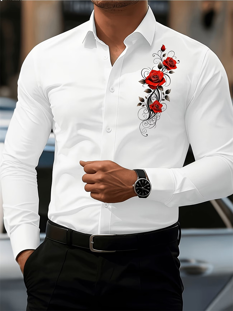 Męska koszula z długim rękawem – Men'S Fashion Undershirt recenzja i cena