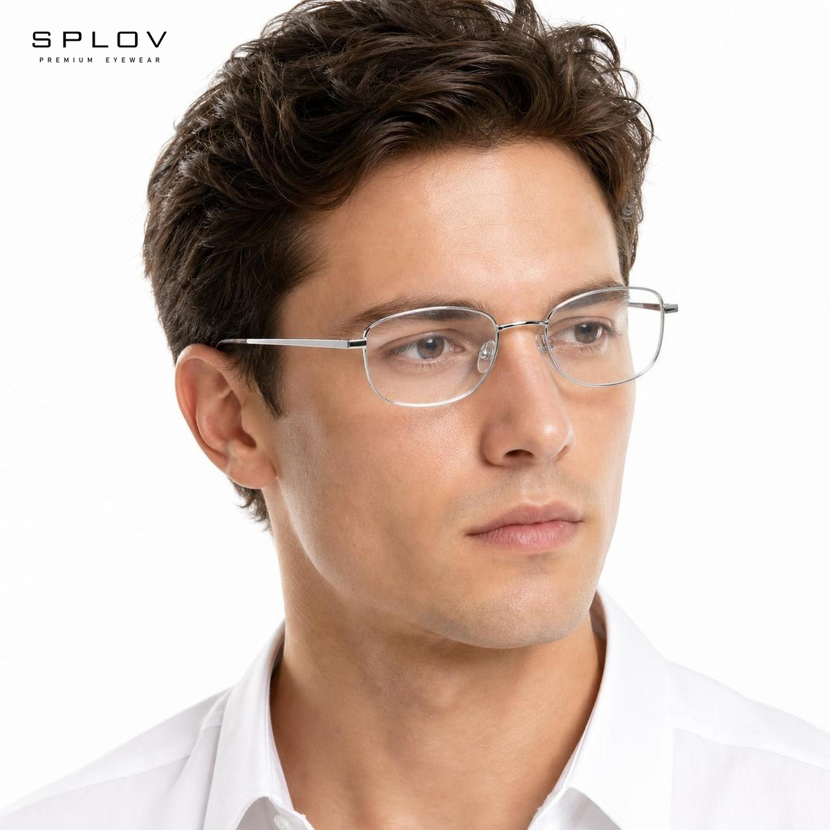Stylowe, lekkie, małe, kwadrat – Men'S Fashion Non Prescription Glasses recenzja i cena