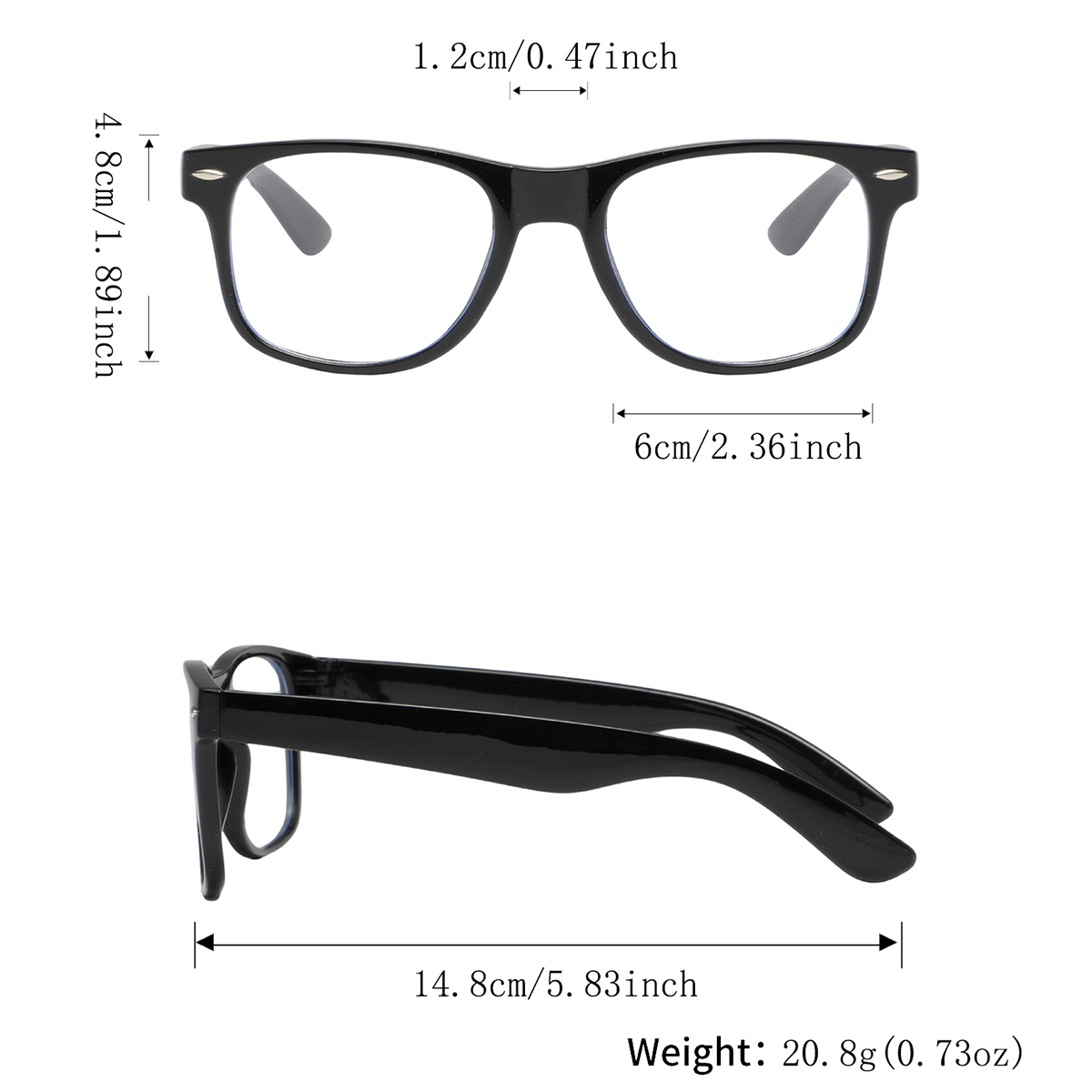 4 pary męskich metalowych okul – Men'S Fashion Non Prescription Glasses recenzja i cena