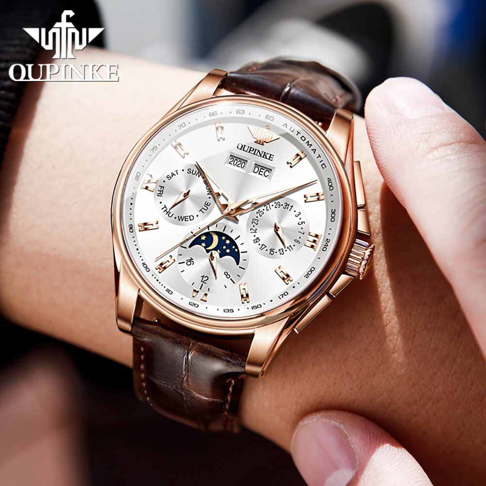 Zegarki męskie OUPINKE, casual – Fashion Mens Watches recenzja i cena