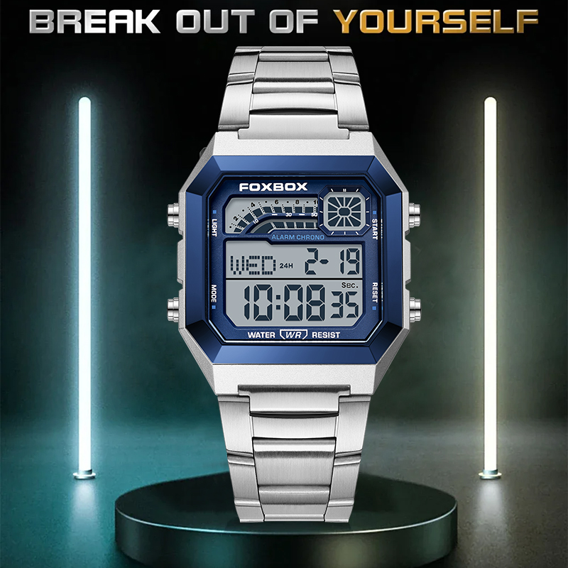 FOXBOX Modny Luksusowy Cyfrowy – Fashion Mens Watches recenzja i cena