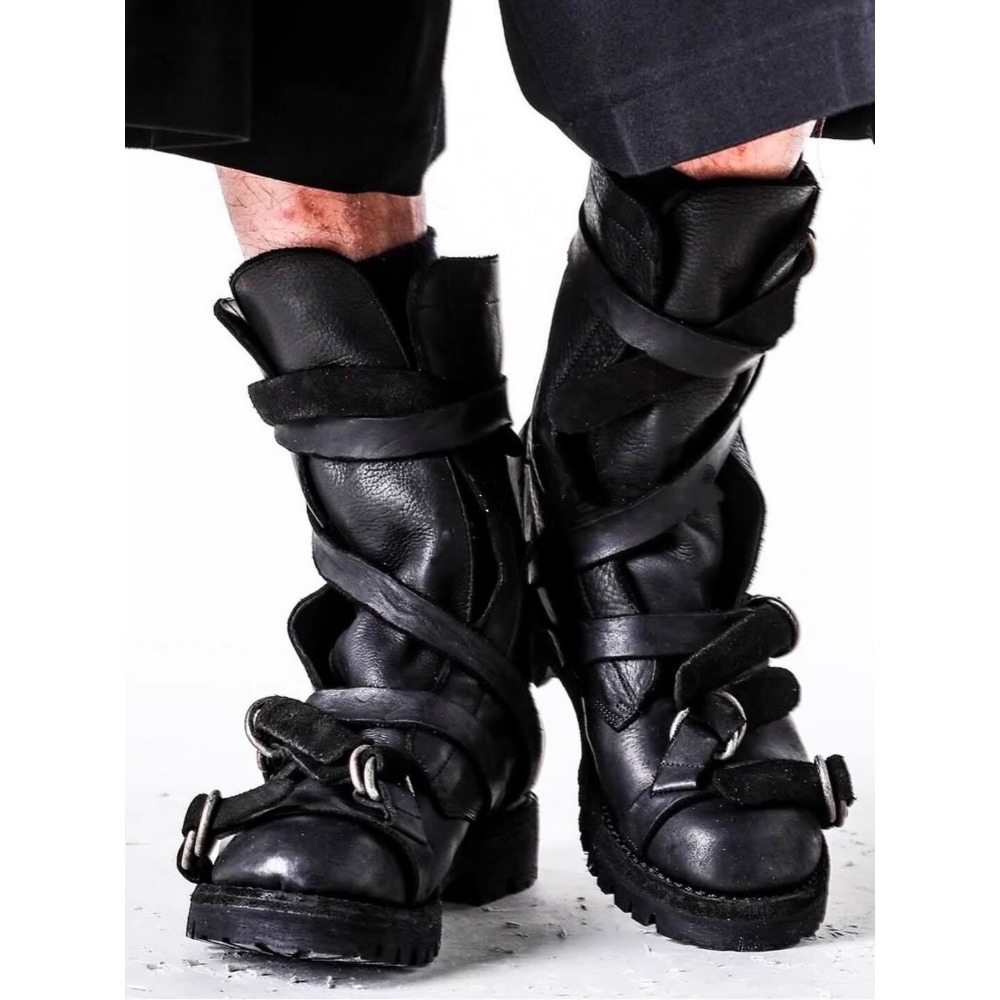Męskie skórzane buty motocyklo – Men'S Fashion Loafers Shoes recenzja i cena